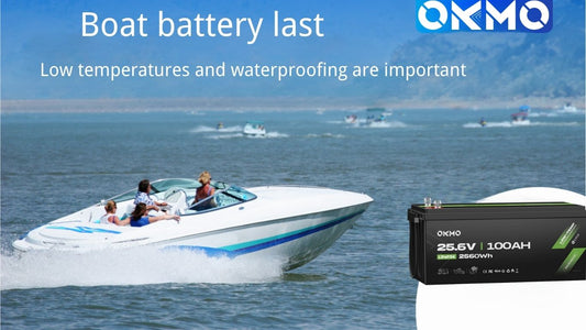 Boat battery last ? Low temperatures and waterproofing are important !