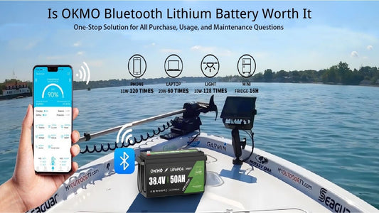 OKMO Bluetooth Lithium Battery In-Depth Review: Compared to Litime, Is It Worth Buying?