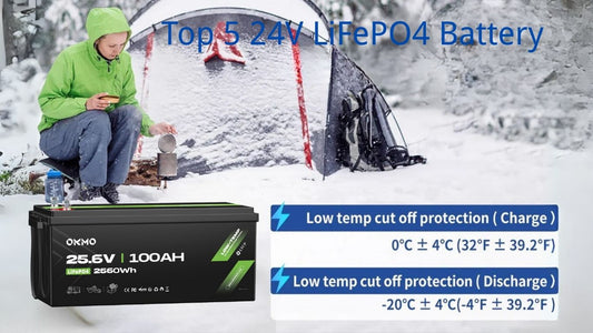 Top 5 24V LiFePO4 Battery for Solar, RV, Marine, and Off-Grid Power