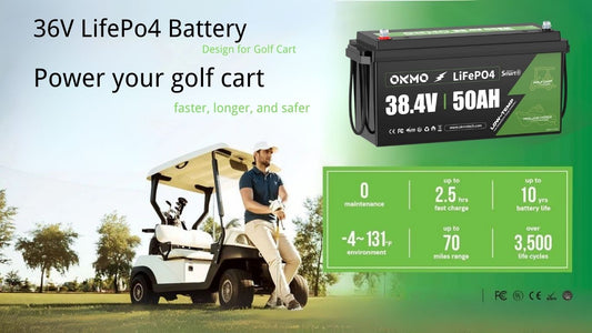 36V Battery for Golf Cart: Why LiFePO4 is the Best Choice