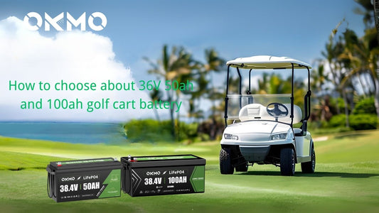 The 36 Volt Lithium Battery: OKMO 50Ah vs 100Ah Golf Cart Batteriy Face-Off