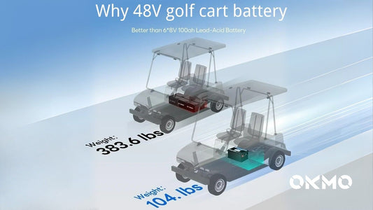 6 x 8V Golf Cart Batteries vs. 1 x 48V Lithium Battery: Which Is the Better Power Solution?