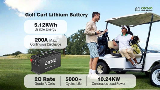 ⚡ OKMO 48V LiFePO4 Battery for Golf Cart — The Smarter Power Behind Every Ride