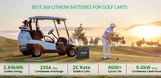 Best 36V Lithium Batteries for Golf Carts