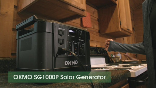 Introducing OKMO SG1000P 1000W Solar Generator - Home Use