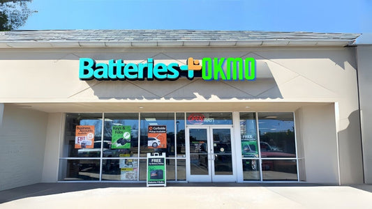 Buy new OKMO car batteries for the same money you'd spend on refurbished car batteries near me