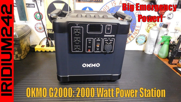 Big Emergency Power! OKMO G2000 2000 Watt Power Station