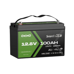 OKMO 12V 100Ah Group 31 15000+ Deep Cycles LiFePO4 Lithium Battery Bluetooth