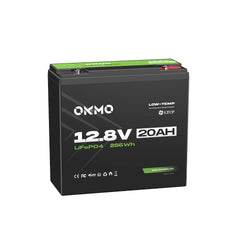 OKMO 12V 20Ah LiFePO4 Lithium Battery 4000+ Deep Cycles for UPS Kayak Fish Finder