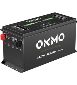 OKMO 48V 100Ah Bluetooth Lithium Battery for Golf Cart and Off-Grid