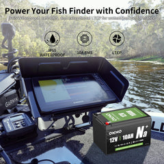 OKMO Sodium-Ion Battery 12V 10A, Rechargeable Na-Ion Battery, Lightweight & Safe Energy Storage