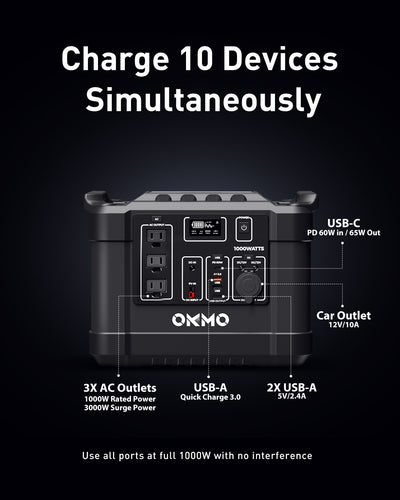 OKMO Solar Generator 1000W SG1000 (OKMO G1000 + OS100)